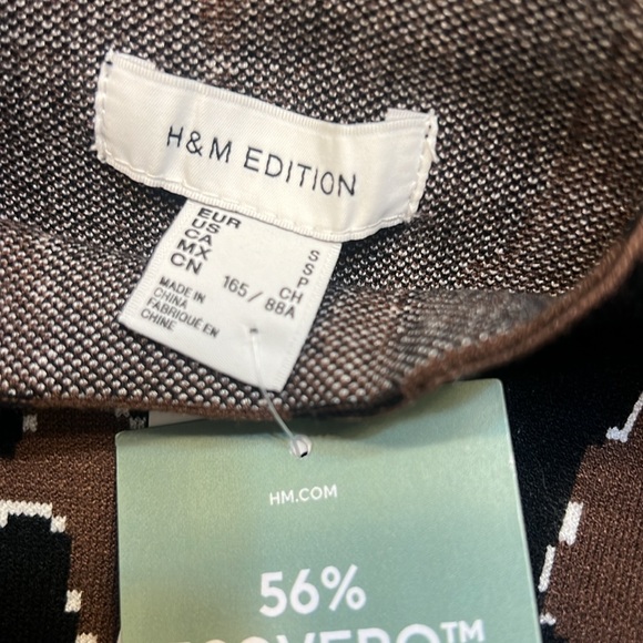 Jacquard knit mock turtle neck sweater - Picture 9 of 9